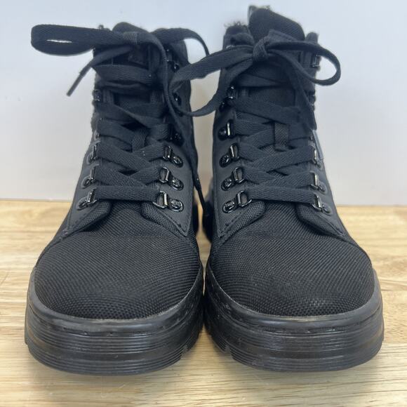 Dr. Martens Combs W Poly Casual Boots Womens Size 8 Black NJ004